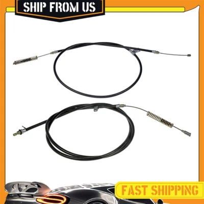 Cable de freno de estacionamiento de 2 piezas para Chevrolet Silverado 1500 1999-2003 Foto 1 de 4