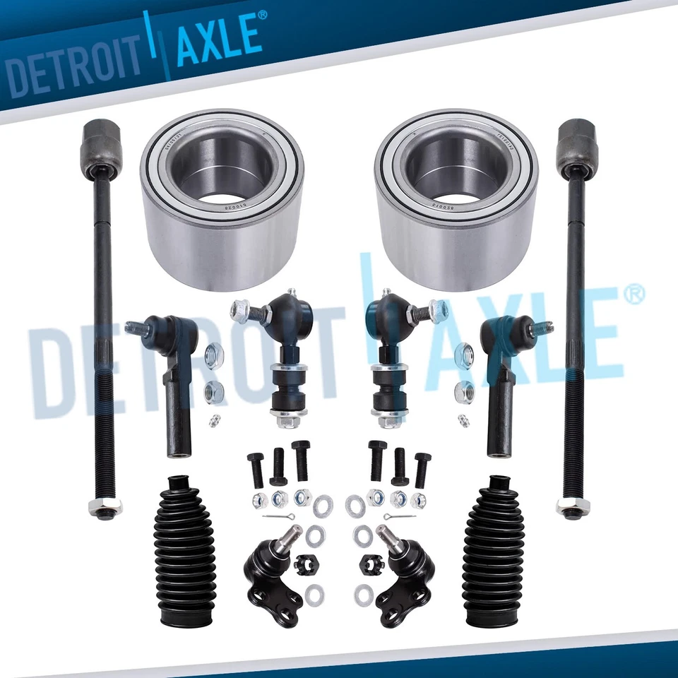 Barra estabilizadora Tierod de cojinete de rueda delantera de 12 piezas para 93-02 Nissan Quest Mercury Villager Foto 1 de 4