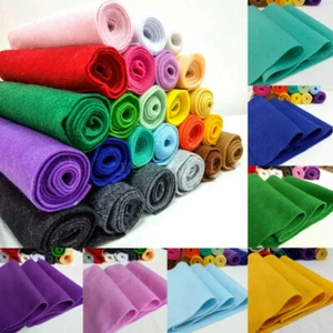 Felt Sheets Handicraft Sheet Felt Fabric Crafting Sewing Glue Scrapbooking Art - Picture 1 of 42