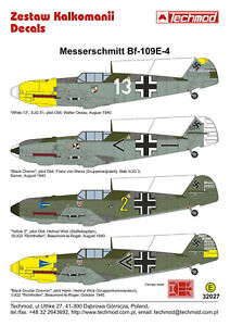 Bf 109E-4 - 1940 - 32027 - decals