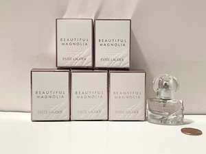 5 ESTEE LAUDER Beautiful Magnolia Eau De Parfum Travel Size Spray .14oz/4ml NIB - Picture 1 of 3