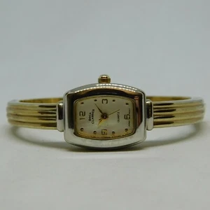 Boca Classics Two-Tone Quartz Analog Women's Watch Sz. 6 1/4" New Battery - Picture 1 of 6