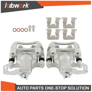 Labwork Rear Left & Right Brake Calipers w/ Bracket For 2014-2018 Kia Soul L4 - Picture 1 of 10