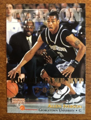 Score Board Rookies #1 1996 Allen Iverson RC! HOF! Juego Rookie MVP 2-8-97 var. Foto 1 de 2