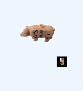 BBLB Brick Pig , Butchers parts , City Farm Animal , Lego compatible- Brand New - Picture 1 of 4