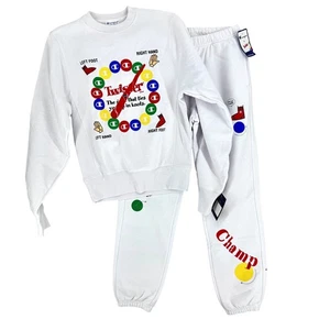 Champion x Twister Set Gr. XS NEU Reverse Weave weiß Rundhals Sweatsuit - Bild 1 von 10