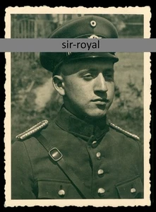 Polizei Oberwachtmeister im Portrait - Ordnungspolizei - WK2 Foto 6x9cm - Bild 1 von 2