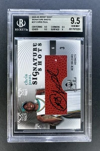 2005-06 Upper Deck Sweet Shot Chris Paul Signature Shots Rookie Auto RC BGS 9.5 - Picture 1 of 2
