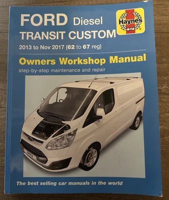 Ford Transit Custom diésel Haynes manual 2013 a noviembre de 2017 por 16 £ Foto 1 de 4
