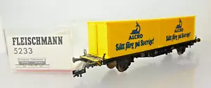Fleischmann 5233 (A); carro container "Alcro", raro, come nuovo in confezione originale/X218 - Foto 1 di 4