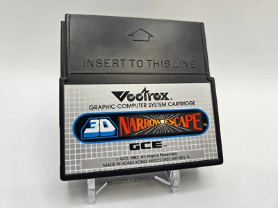 🌟 1983 GCE Vectrex 3D Narrow Escape CARTRIDGE ONLY Very Rare. Collectors Item - Image 1 of 4