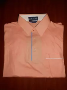 Vintage Men's Puritan 1980's Orange 60% Cotton 40% Poly Short Sleeve Shirt L NOS - Picture 1 of 15