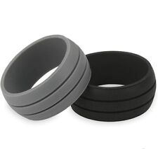 Fila Fitness Rings Silicone Women Ring Size 6-8 - 2 Pack