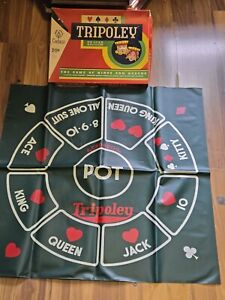 Vintage 1965 Cadaco Tripoley Deluxe Edition Game Matt