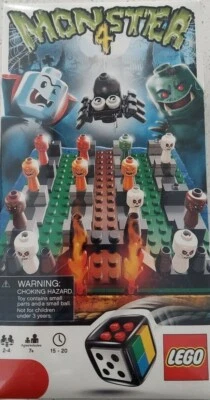 NEW SEALED Lego MONSTER 4 Dice Game board set 3837 minifig demon werewolf skull - Image 1 of 4