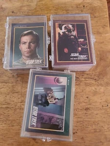 Star Trek 25th Anniversary 150 + Trading Card Lot 1991 Original Ser and New Gen - Picture 1 of 2