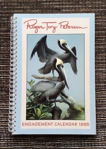 NUOVO MOLTO RARO 1995 Roger Tory Peterson calendario fidanzamento, arte e fotografia - Foto 1 di 12