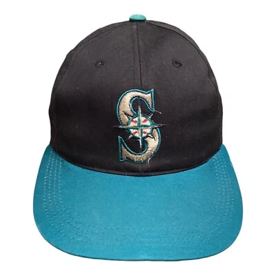 复古 90 年代西雅图水手队 MLB Sports Specialties Teal Dome 平沿帽 — 第 1/4 张图片