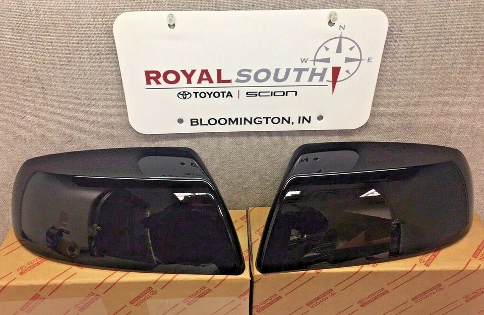 Toyota Tundra 218 Black Painted Mirror Covers Genuine OE OEM - Image 1 of 1