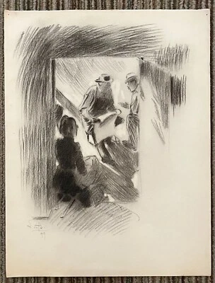 Lubin de Beauvais (1873 - 1917) Scène de genre - Photo 1/2