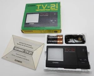 Casio TV-21 Pocket Fernseher Liquid Crystal Vintage  OVP, Zubehör,.... - Bild 1 von 22