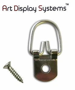 ADS 1 Hole Heavy Duty ZP D-Ring Hanger with 4 1/2 Screws – Pro Quality – 100 Pac - Bild 1 von 1