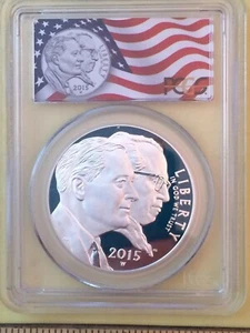 PCGS PR70DCAM 2015-W $1 March of Dimes, Silver Dollar, First Strike, Collectible - Picture 1 of 6