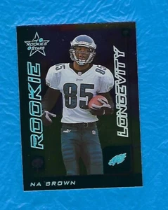 NA BROWN 1999 LEAF ROOKIES & STARS #275 LONGEVITY ROOKIE CARD #12/30 EAGLES ! ! - Picture 1 of 2