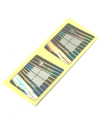 2x Windows  Operating System Color Shifting Sticker Badge Decal  16mm x 22mm - Image 1 of 4