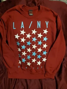 Tony Hawk Boys Hoodie M Sweatshirt Red Youth  Hoodie Skateboard Human Stars - Picture 1 of 7