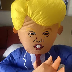 Donald Trump Inflatable Wrap Around Costume. With Fan & Battery Tested - Picture 1 of 6