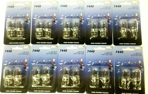x10 New Turn Signal Light Bulbs Eiko 7440 - Fits Sedan Fits Mazda & More - Picture 1 of 2
