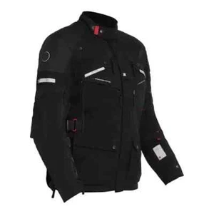 CHAQUETA DE EQUITACIÓN NIRVIK V2 NEGRA VIENE CON FORRO TÉRMICO APTA PARA ROYAL ENFIELD. - Imagen 1 de 7