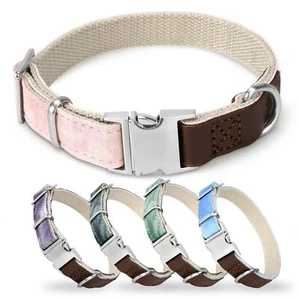 MOBA Pet Dog Collar Durable Metal Buckle with D-Ring Adjustable Dog Collars for - Picture 1 of 6