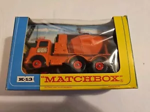 Lesney Matchbox K-13 King Size Ready Mix Concrete Truck Toy - Picture 1 of 3