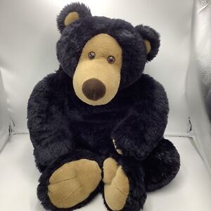 Animal Alley Cole Black Brown Bear Plush 32" Large Stuffed Animal 2000 