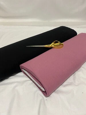 CHEAPEST FABRICS UK *NEW* Top Quality Textured Linen Dress/Shirts/Crafts Fabric 2 Colours*FREE P&P*