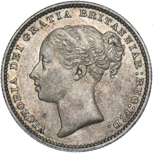 Chelín 1883 - Moneda de plata británica Victoria - Muy bonita - Imagen 1 de 2