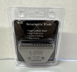 Hoja desmontable de acero al carbono DODAER para mascotas perros tamaño 10 W 1,5 mm - Imagen 1 de 1