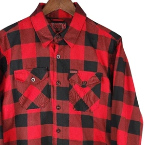 Dixxon Flannel Co Shirt Mens Medium Red Black Redrum The Shining D-Tech - Picture 1 of 13