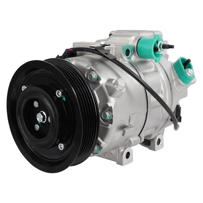 Compresor de aire acondicionado con 6 ranuras para Kia Sorento 2011-2015 Hyundai Santa Fe 2013-2018 Foto 1 de 4