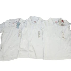 New 3 Cat & Jack School Uniform Polo Shirts Size XL 14-16 Girls - Picture 1 of 4