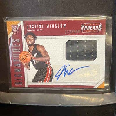 2015–16 Panini Threads дебютант с автографом /199 Justise Winslow #RTS-JW RC - Изображение 1 из 2