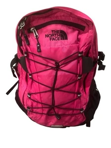 The North Face Borealis Backpack Black/ Pink Cordage Work School Hiking Bag - Picture 1 of 9