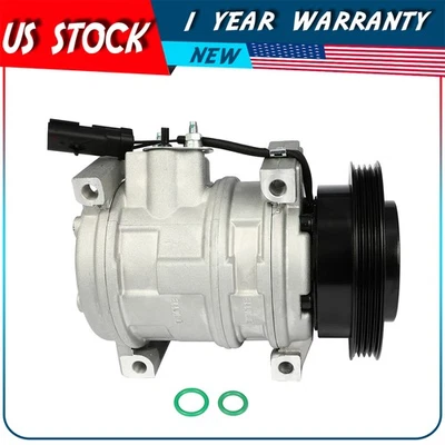 AC A/C Compressor Fits Chrysler PT Cruiser 2001-2009 Dodge Neon 2.4L 2003-2005 - Image 1 of 4