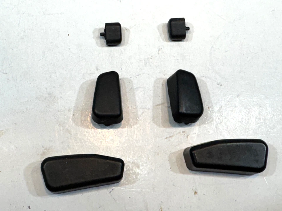 Interruptor de asiento de puertas L & R genuino Mercedes 98-00 W202 C280 C43 negro OEM 6 perillas Foto 1 de 4