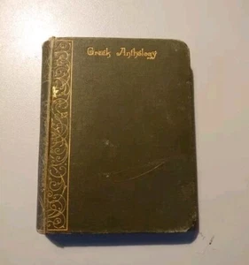 Greek Anthology Antiquarian 1896 Ex School Book some annotations gilt edge - Picture 1 of 5