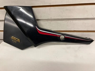 YAMAHA 1982 1983 XS400 XS400R SECA LEFT SIDE COVER FAIRING BLACK Foto 1 de 4