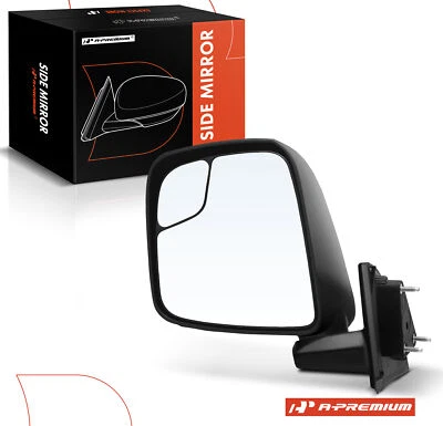 Espejo retrovisor izquierdo negro para Chevrolet City Express 2015-2018 Nissan NV200 2013-2021 Foto 1 de 4