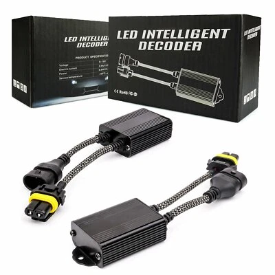 JDM ASTAR Pair H10 HB4 HB3 9012 LED Canbus Error Free Anti Flickering Decoder - Image 1 of 4